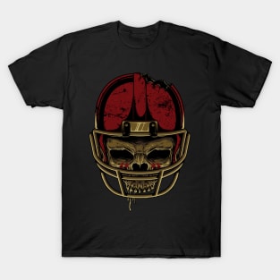 American Football Skull T-Shirt